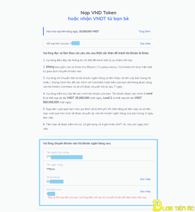 nap vnd de mua ban usdt tren coinhako anh 2