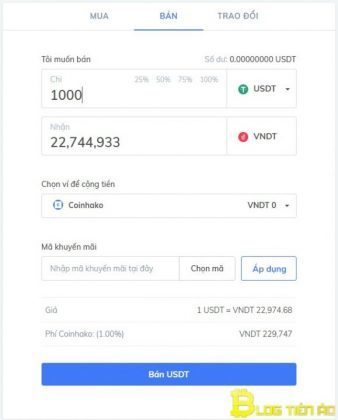 thanh toan luong ban usdt