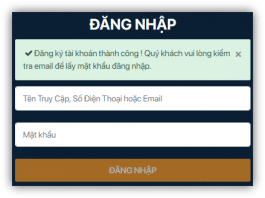 dang ky tai khoan thanh cong