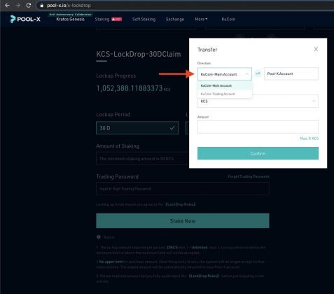 xac nhan staking