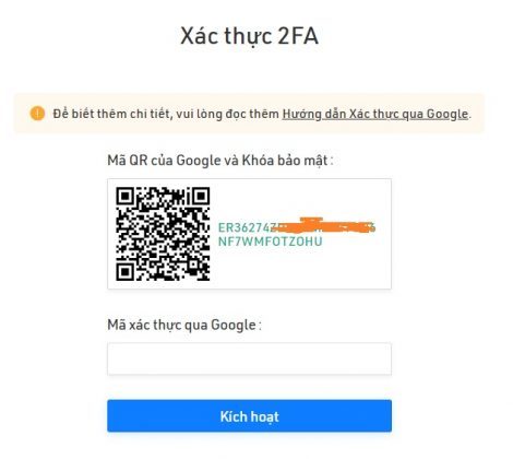 ma xac thuc google