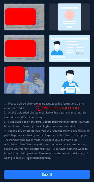 Sàn BIB Exchange là gì? Hướng dẫn đăng ký sàn và sử dụng token BIB - dantradecoin 15 bib kyc 02
