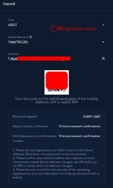 Sàn BIB Exchange là gì? Hướng dẫn đăng ký sàn và sử dụng token BIB - dantradecoin 19 nap tien san bib 03