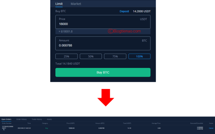 Sàn BIB Exchange là gì? Hướng dẫn đăng ký sàn và sử dụng token BIB - dantradecoin 26 trade san bib spot 02