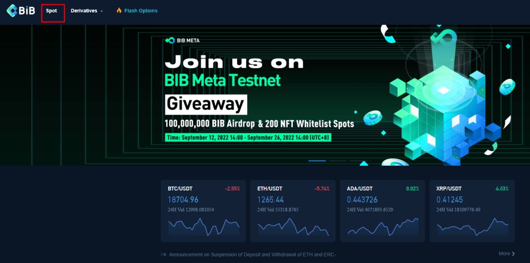 Sàn BIB Exchange là gì? Hướng dẫn đăng ký sàn và sử dụng token BIB - dantradecoin 24 trade san bib spot