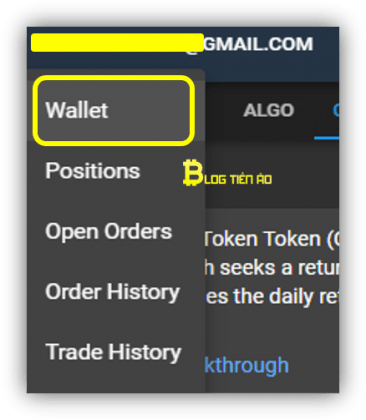 nhan vao mail chon wallet tren