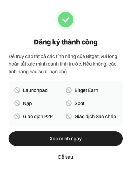 bitget dang ky thanh cong