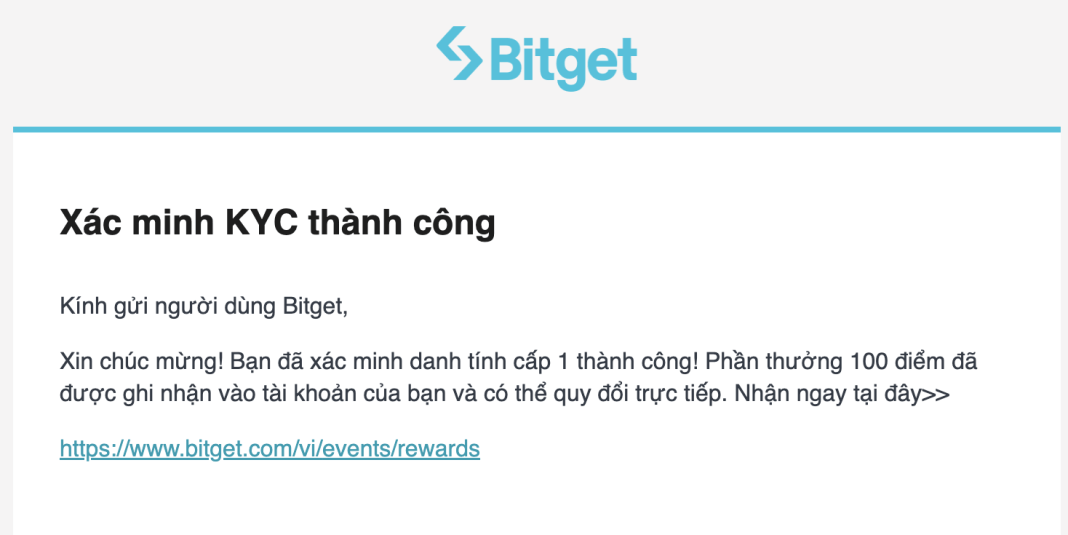 xac minh kyc bitget