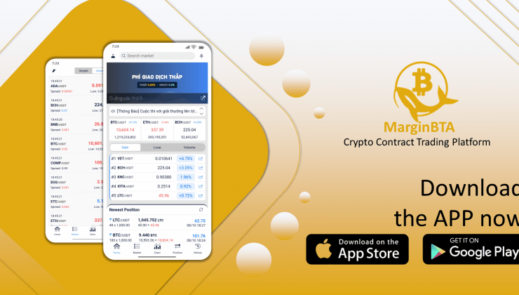 Hướng dẫn download App MarginBTA trên IOS - dantradecoin