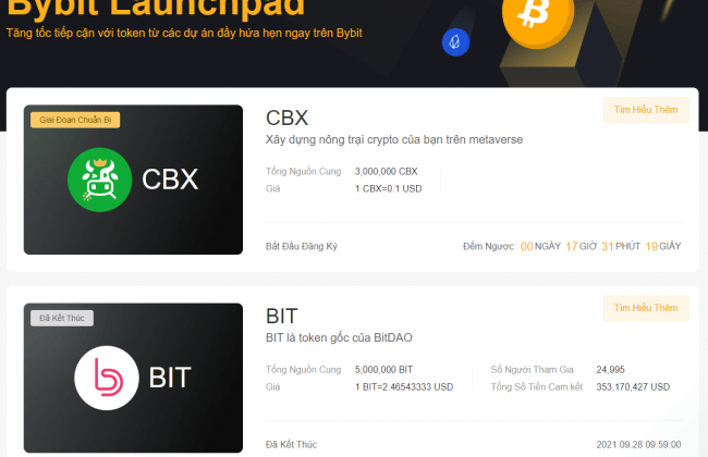 Bybit Launchpad là gì? Hướng dẫn chi tiết mua IEO trên Bybit Launchpad - dantradecoin